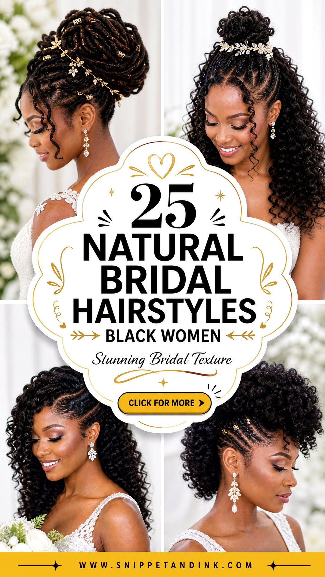 25 Natural Bridal Hairstyles Black Women Will Love in 2026 - 25 Natural Bridal Hairstyles Black Women Will Love in 2026