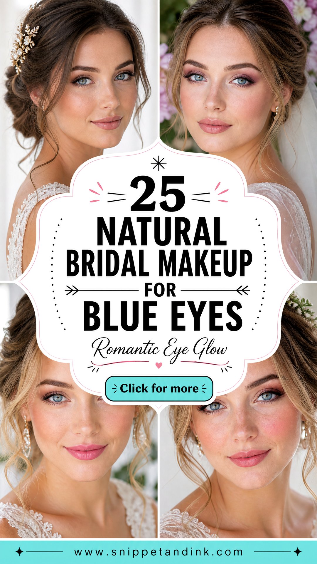 25 Natural Bridal Makeup for Blue Eyes Romantic Glow Ideas - 25 Natural Bridal Makeup for Blue Eyes: Romantic Glow Ideas