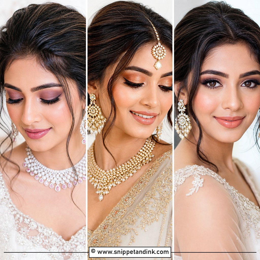 25 Natural Bridal Makeup for Green Eyes Soft Bride Looks