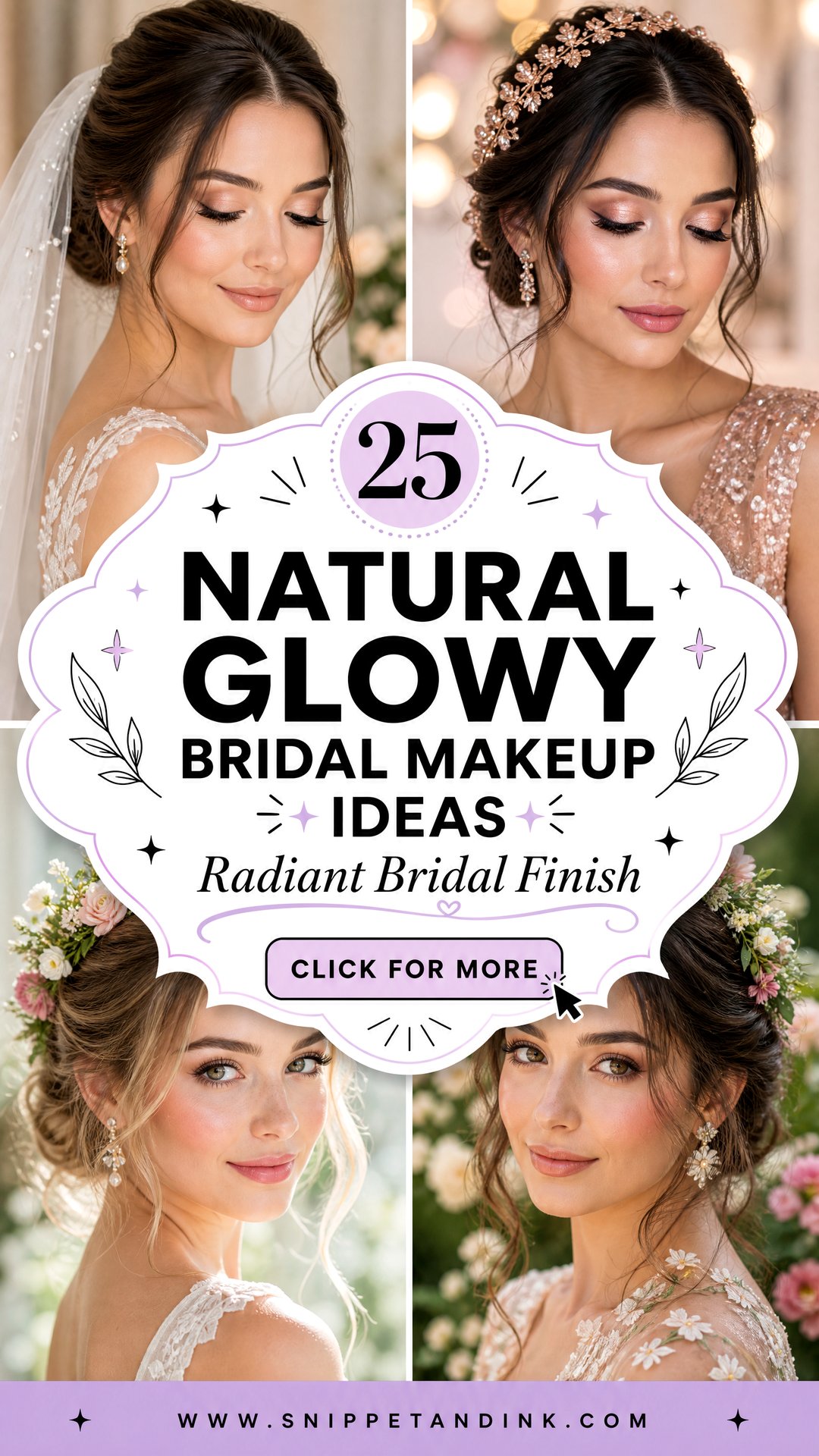 25 Natural Glowy Bridal Makeup Ideas for Radiant Brides - 25 Natural Glowy Bridal Makeup Ideas for Radiant Brides