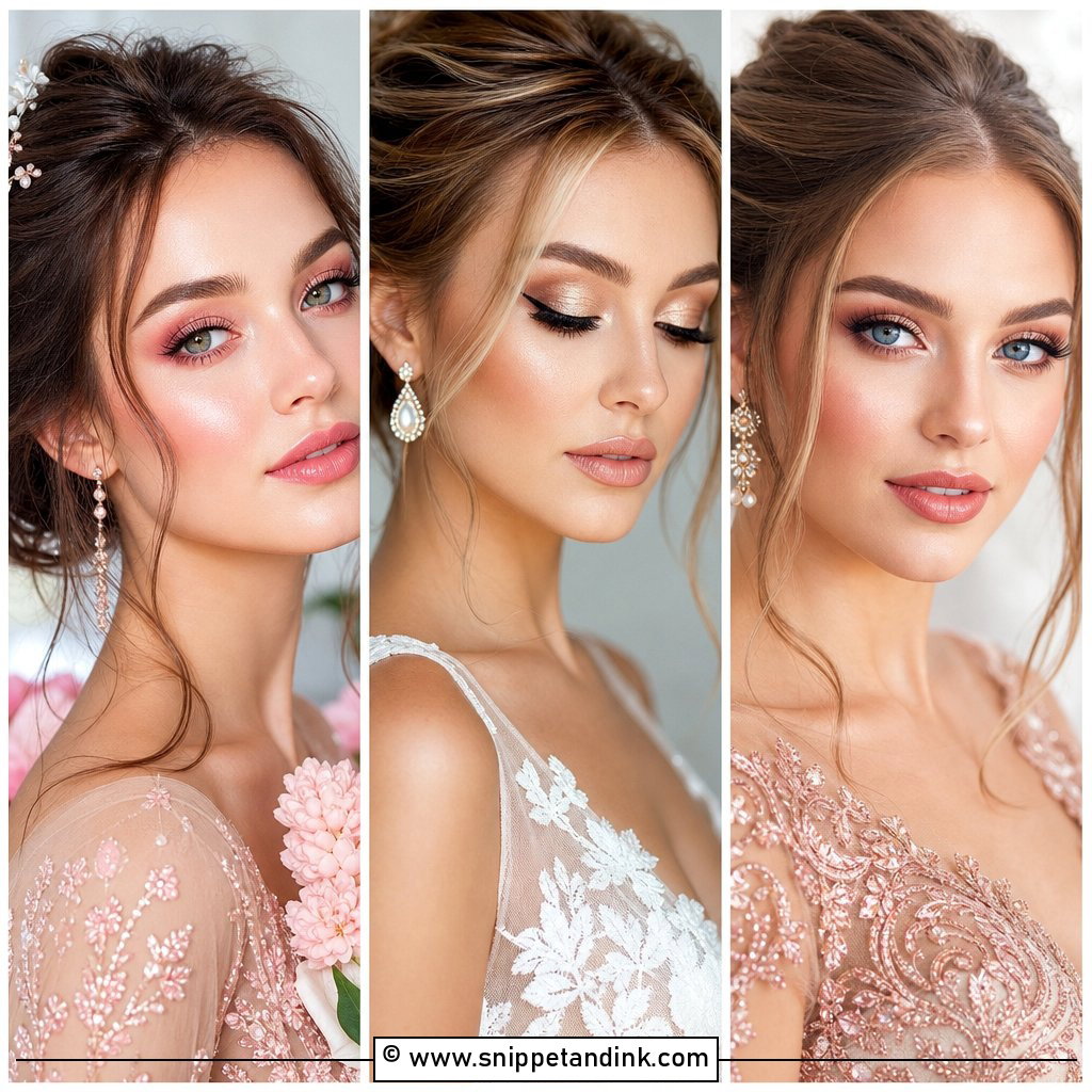 25 Natural Glowy Wedding Makeup Ideas for Fresh Brides