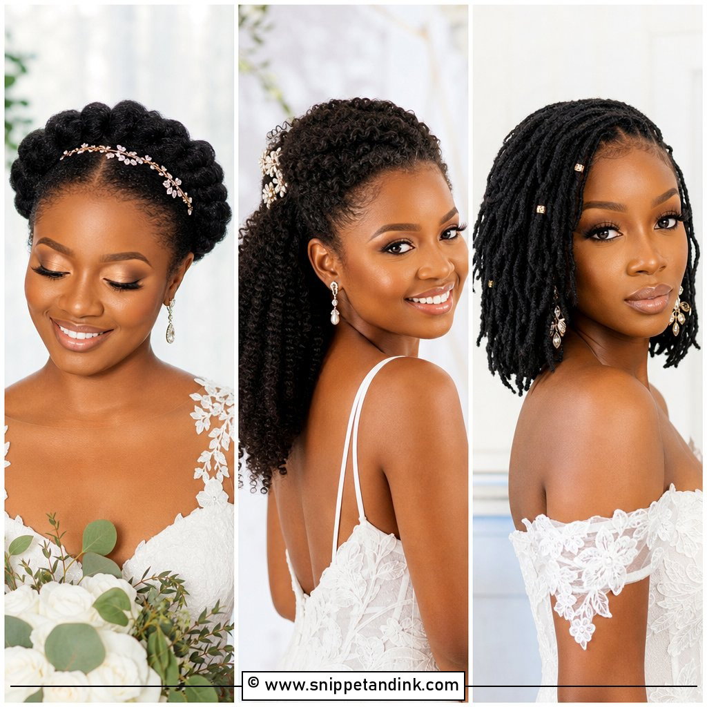 25 Natural Hair Brides Ideas for Stunning Wedding Style