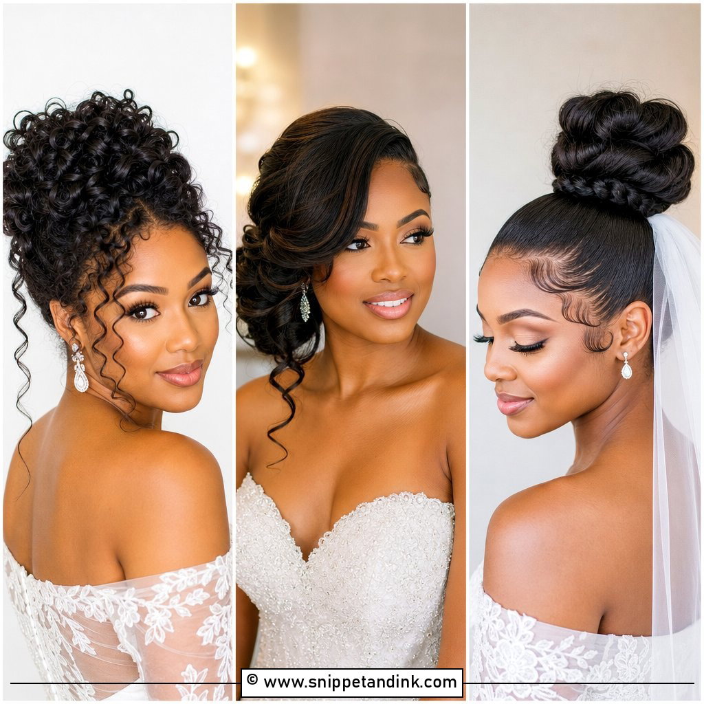 25 Natural Hair Updo Wedding Ideas for Elegant Brides Today