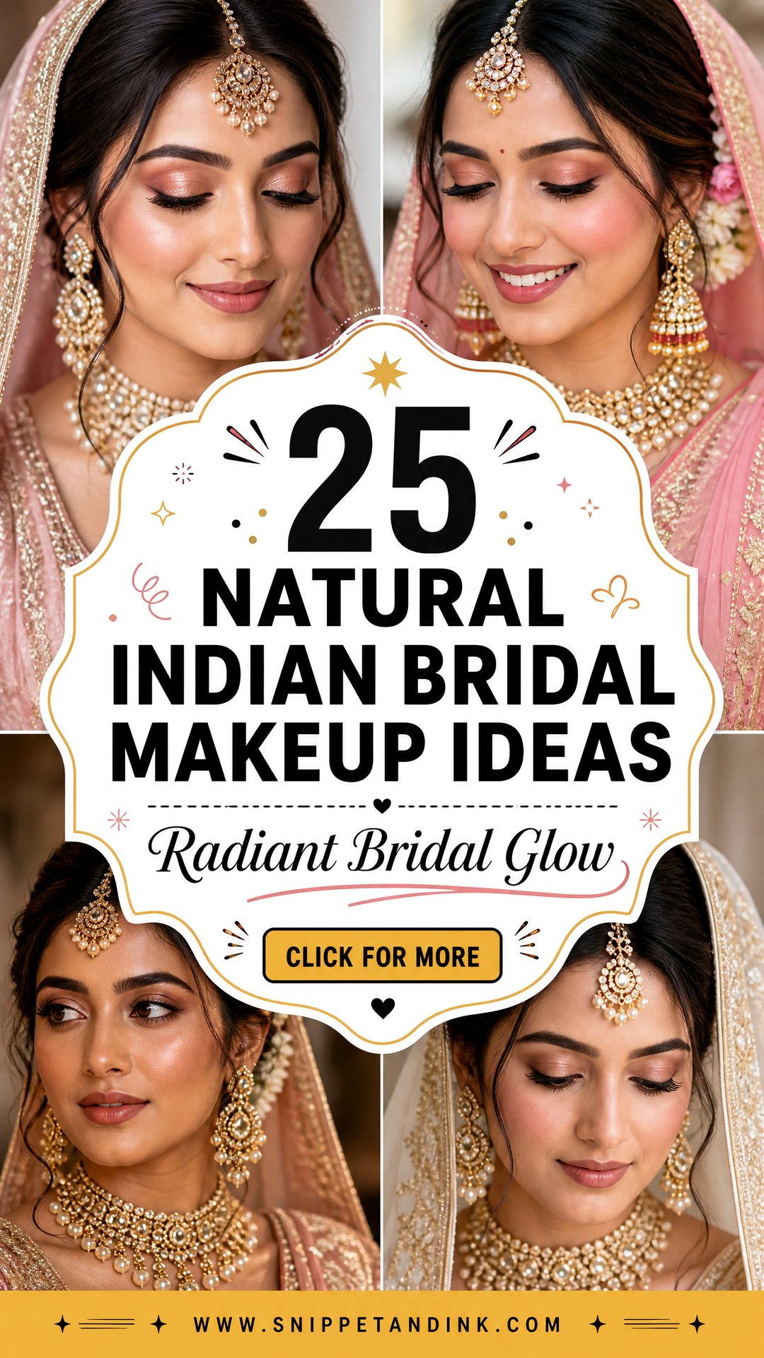25 Natural Indian Bridal Makeup Ideas for a Radiant Glow - 25 Natural Indian Bridal Makeup Ideas for a Radiant Glow