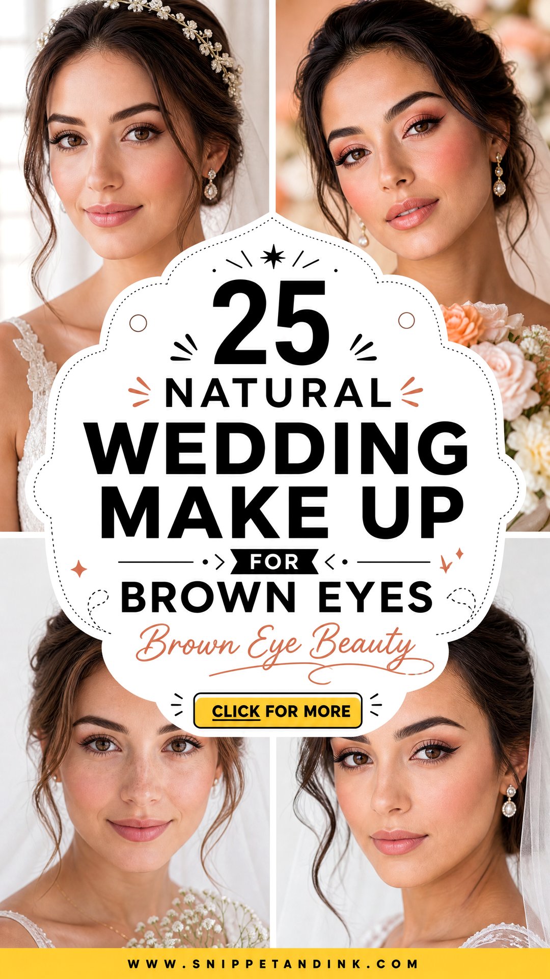 25 Natural Wedding Make Up for Brown Eyes Brides Love - 25 Natural Wedding Make Up for Brown Eyes Brides Love
