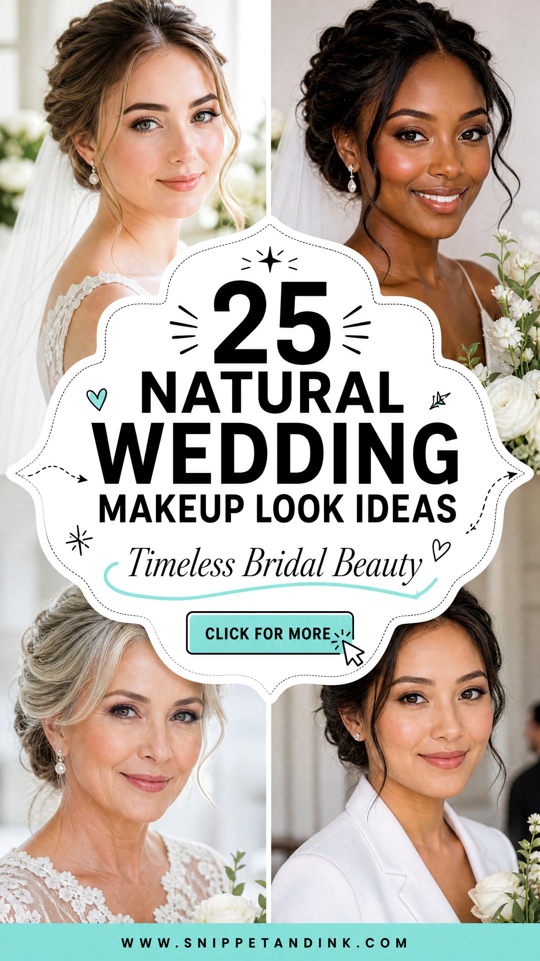 25 Natural Wedding Makeup Look Ideas for Timeless Brides - 25 Natural Wedding Makeup Look Ideas for Timeless Brides