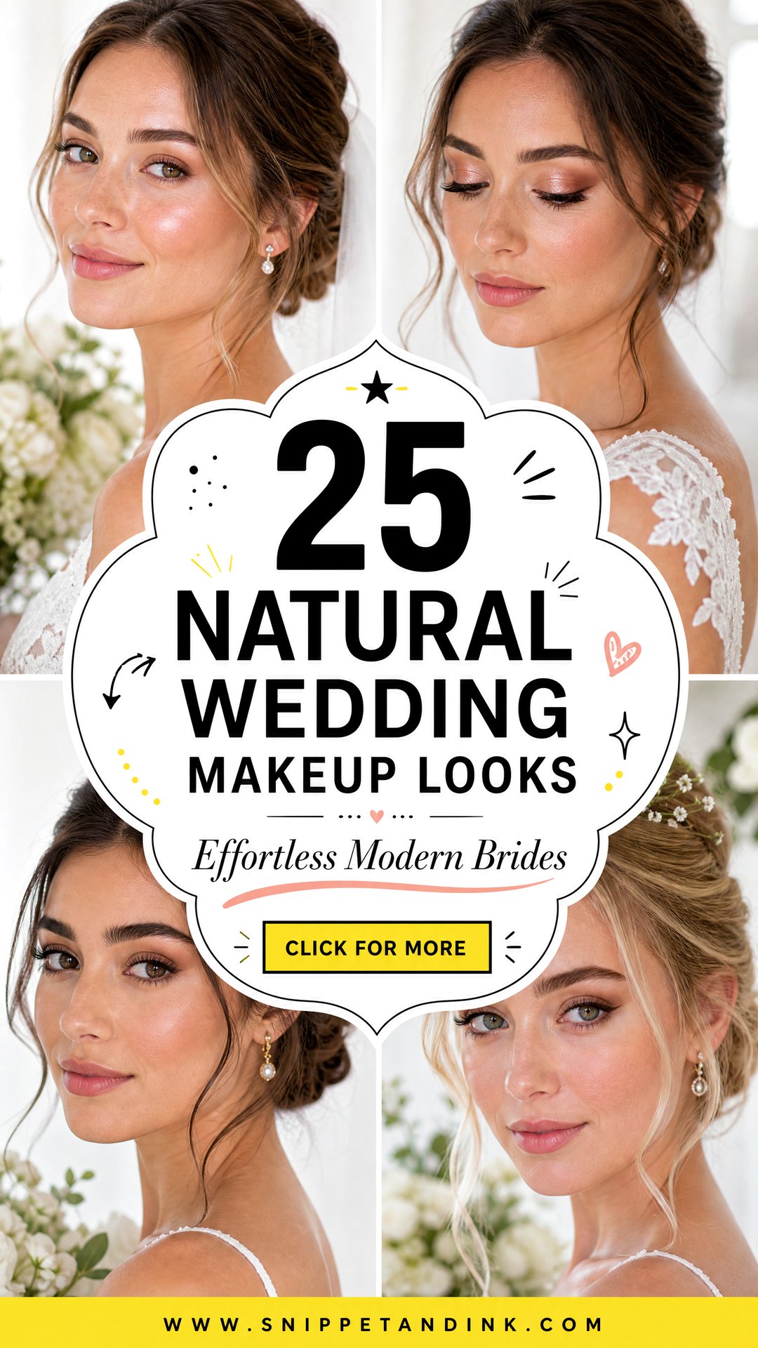 25 Natural Wedding Makeup Looks for Effortless Modern Brides - 25 Natural Wedding Makeup Looks for Effortless Modern Brides