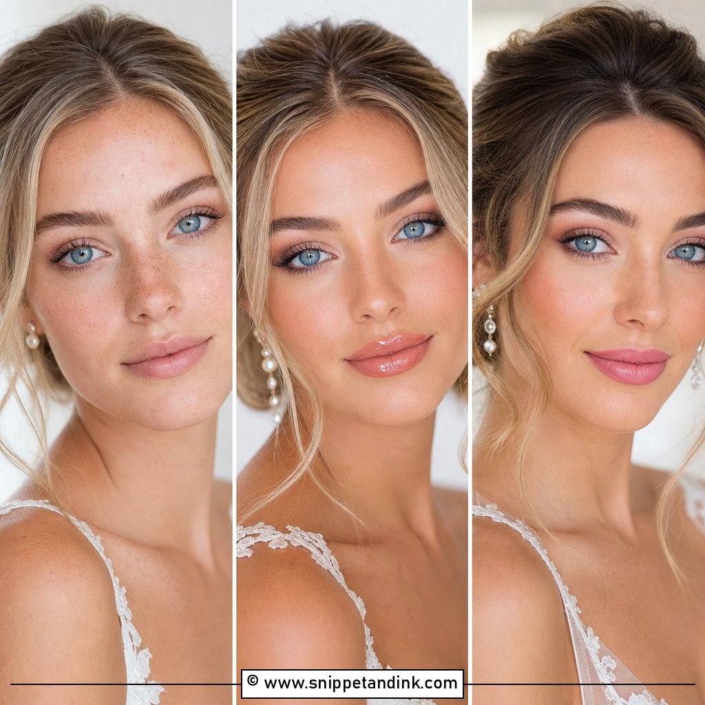 25 Natural Wedding Makeup for Blue Eyes to Glow Beautifully