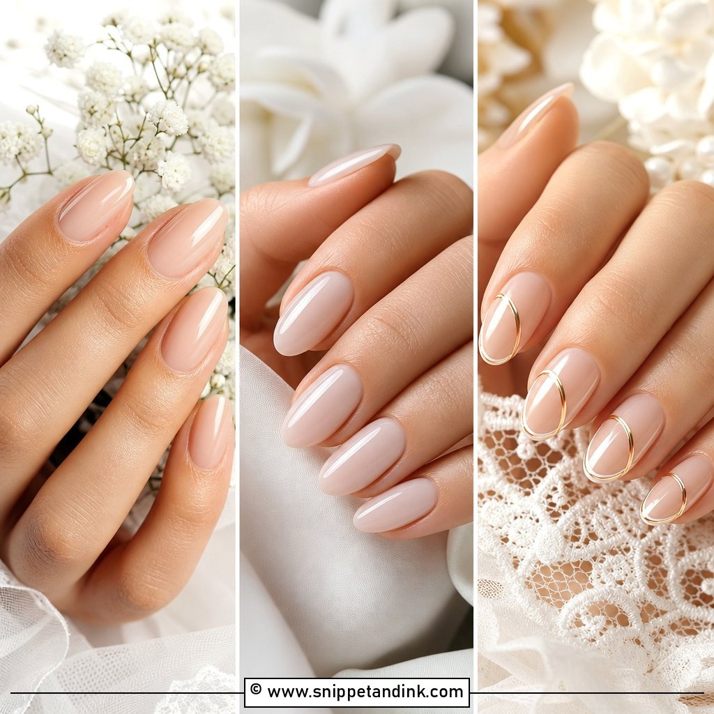 25 Natural Wedding Nails for a Fresh Elegant Bridal Look