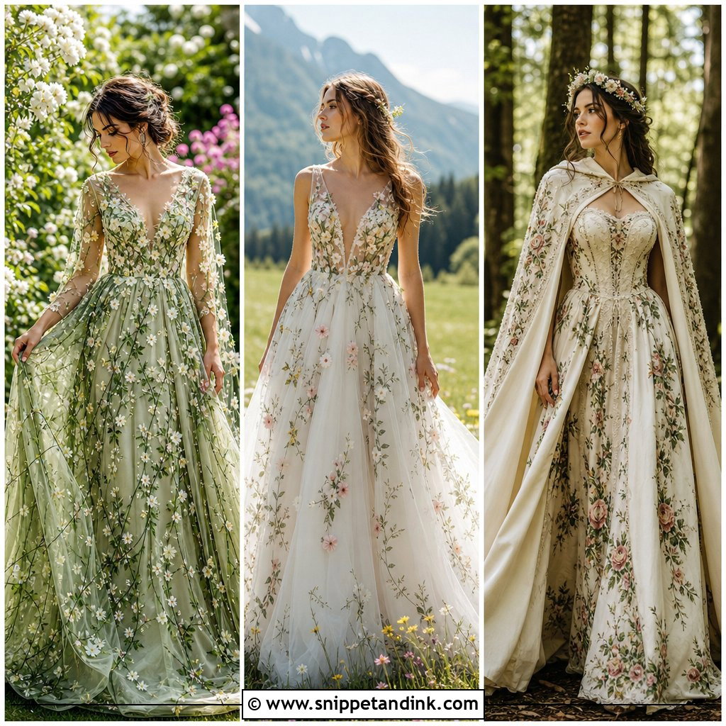 25 Nature Wedding Dress Ideas for an Enchanted Outdoor Wedding