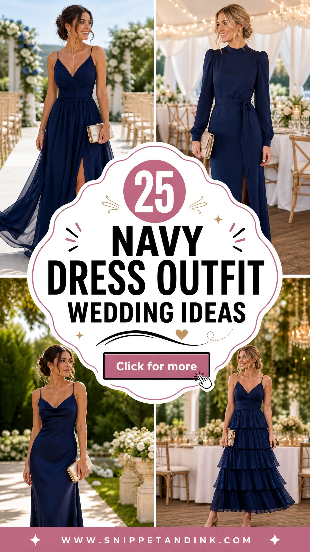 25 Navy Dress Outfit Wedding Ideas for Effortless Guest Style - 25 Navy Dress Outfit Wedding Ideas for Effortless Guest Style