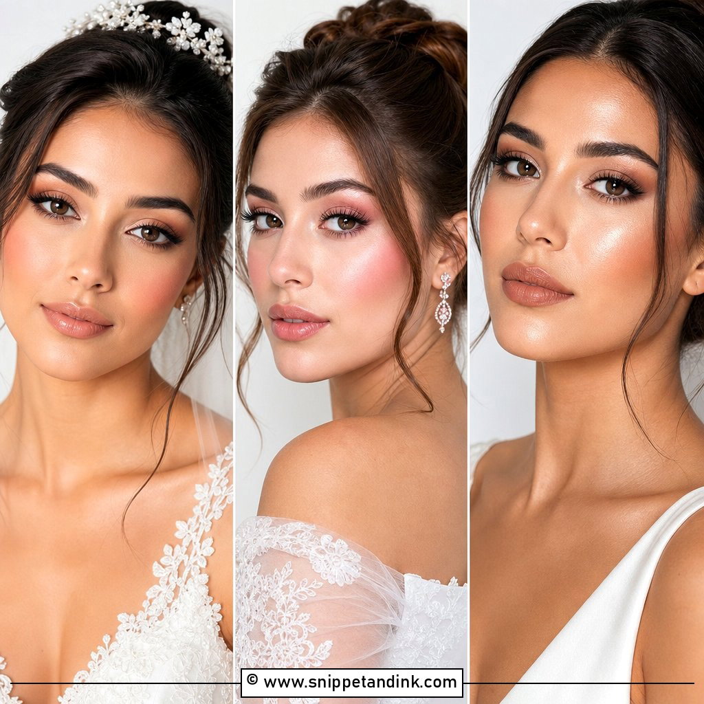 25 Neutral Wedding Makeup Ideas for a Soft Bridal Glow Look