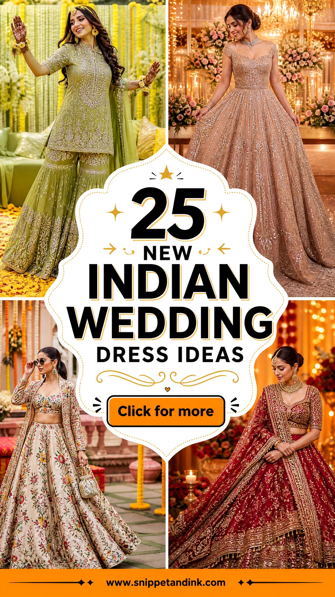 25 New Indian Wedding Dress Ideas for Trendsetting Brides - 25 New Indian Wedding Dress Ideas for Trendsetting Brides