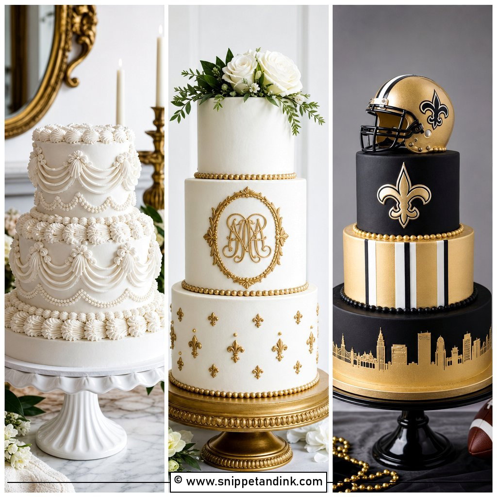 25 New Orleans Wedding Cake Ideas for a Southern Wow Factor