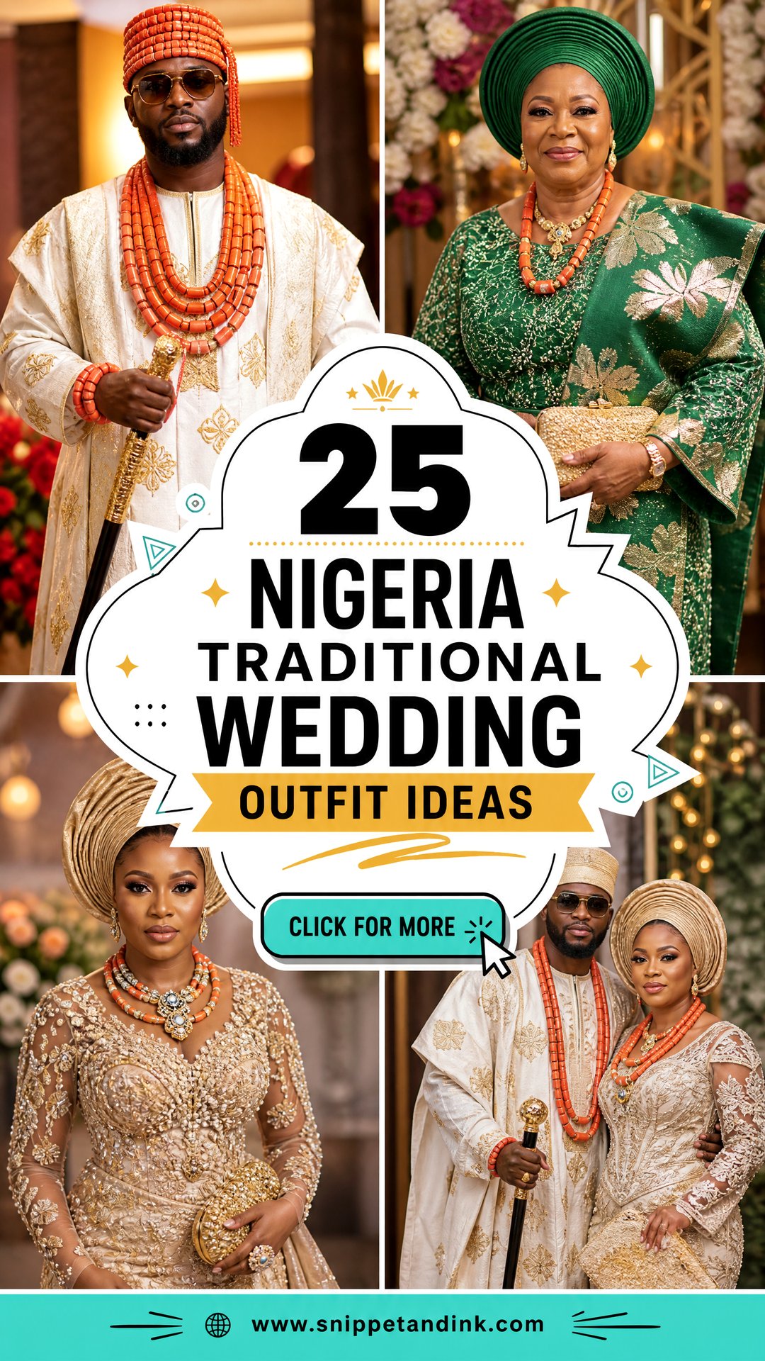 25 Nigeria Traditional Wedding Outfit Ideas for Proud Brides - 25 Nigeria Traditional Wedding Outfit Ideas for Proud Brides
