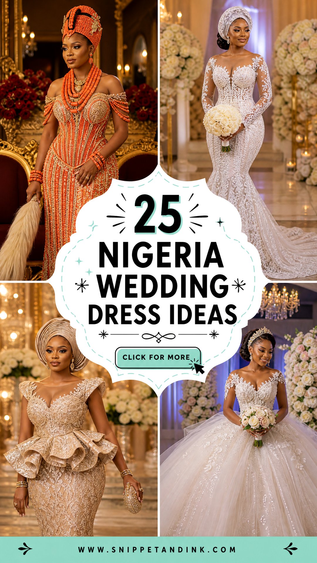 25 Nigeria Wedding Dress Ideas for a Stunning Bridal Look - 25 Nigeria Wedding Dress Ideas for a Stunning Bridal Look