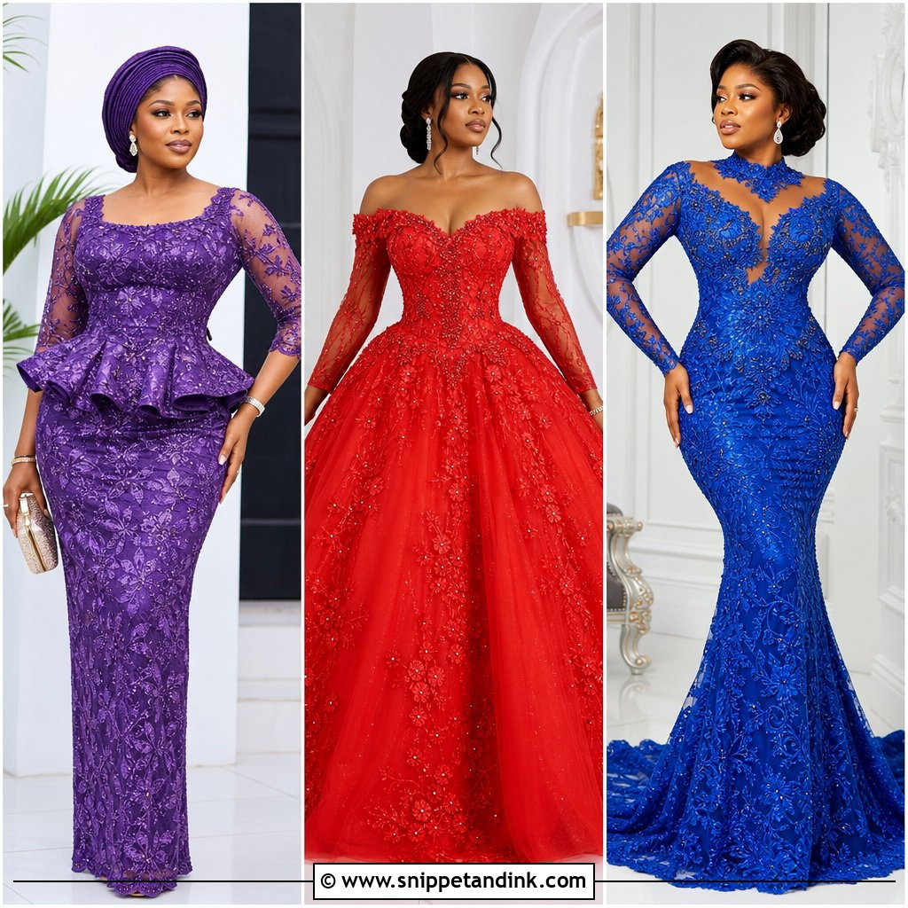 25 Nigerian Lace Styles for Wedding