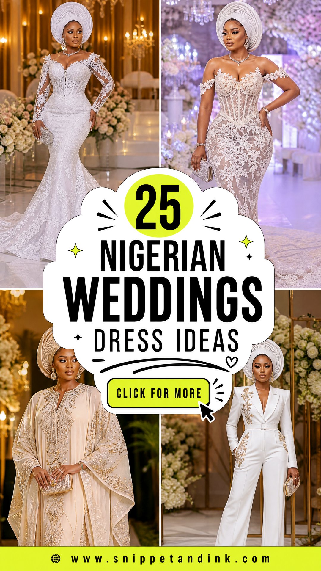25 Nigerian Weddings Dress Ideas for Showstopping Bridal Style - 25 Nigerian Weddings Dress Ideas for Showstopping Bridal Style