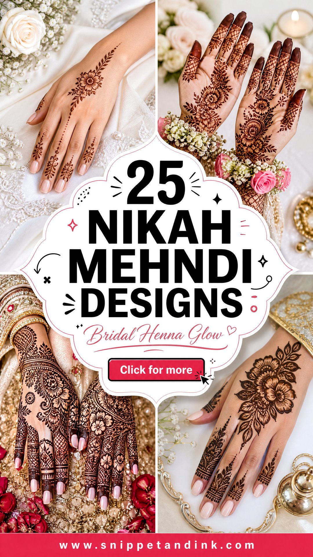 25 Nikah Mehndi Designs for a Beautiful Bridal Moment - 25 Nikah Mehndi Designs for a Beautiful Bridal Moment