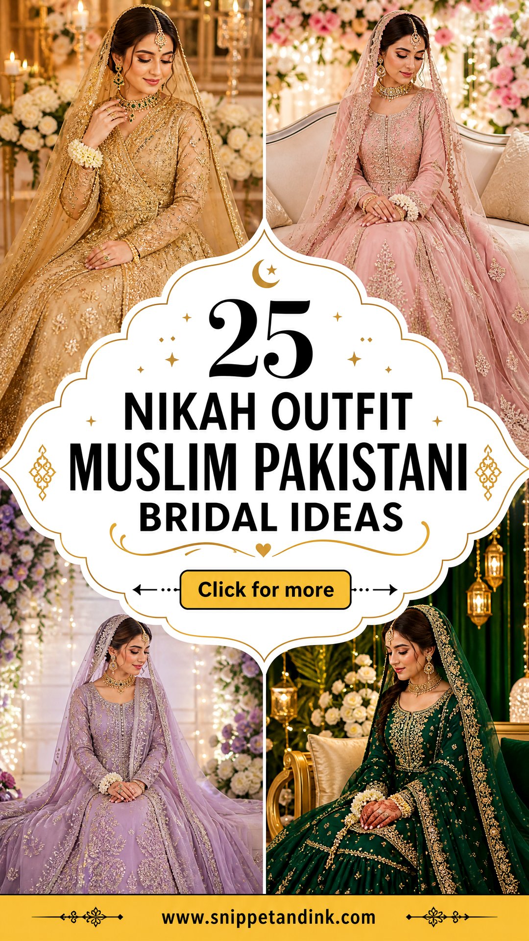 25 Nikah Outfit Muslim Pakistani Bridal Ideas to Inspire Brides - 25 Nikah Outfit Muslim Pakistani Bridal Ideas to Inspire Brides