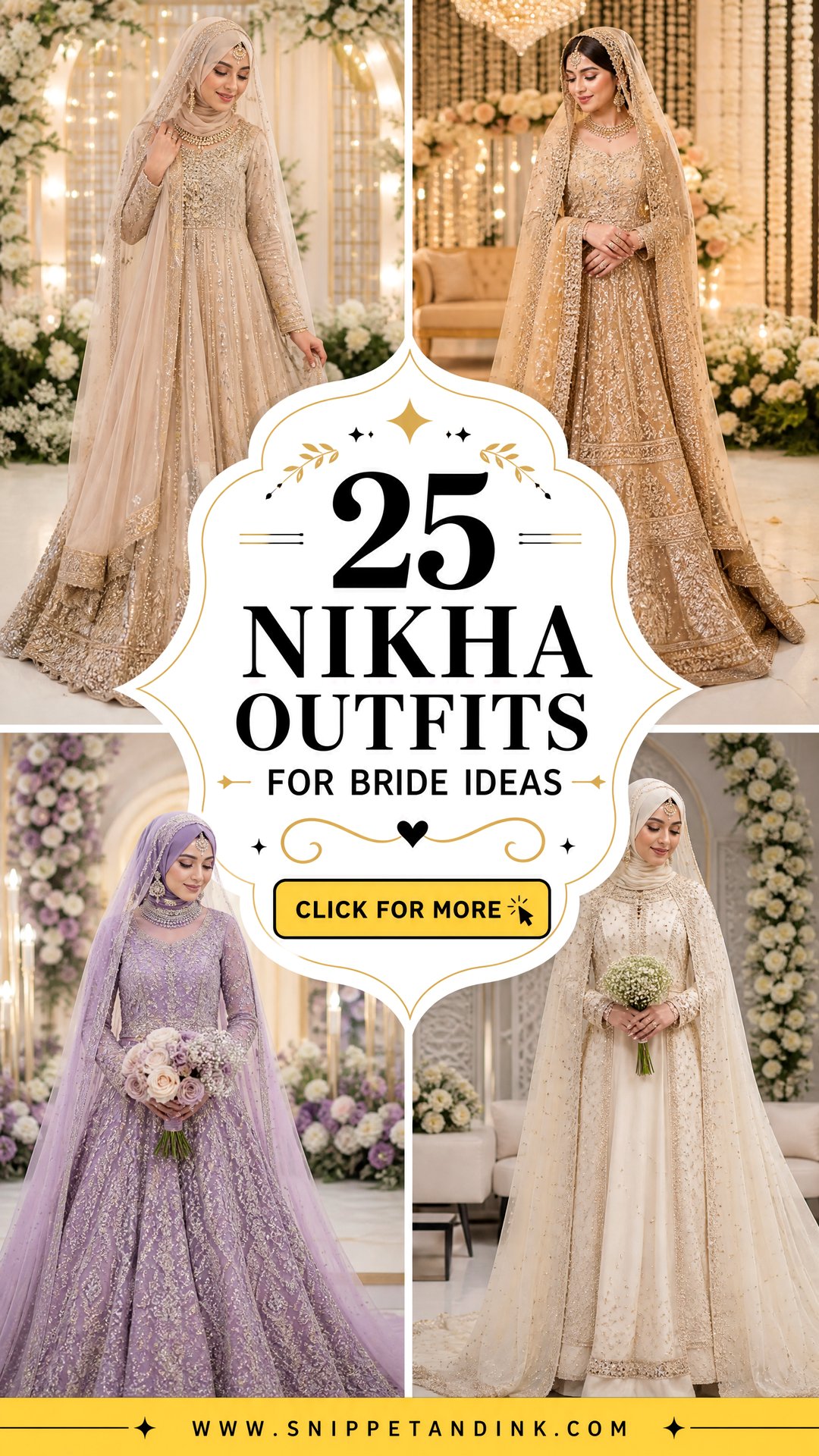 25 Nikha Outfits for Bride for a Graceful Modern Nikah Look - 25 Nikha Outfits for Bride for a Graceful, Modern Nikah Look