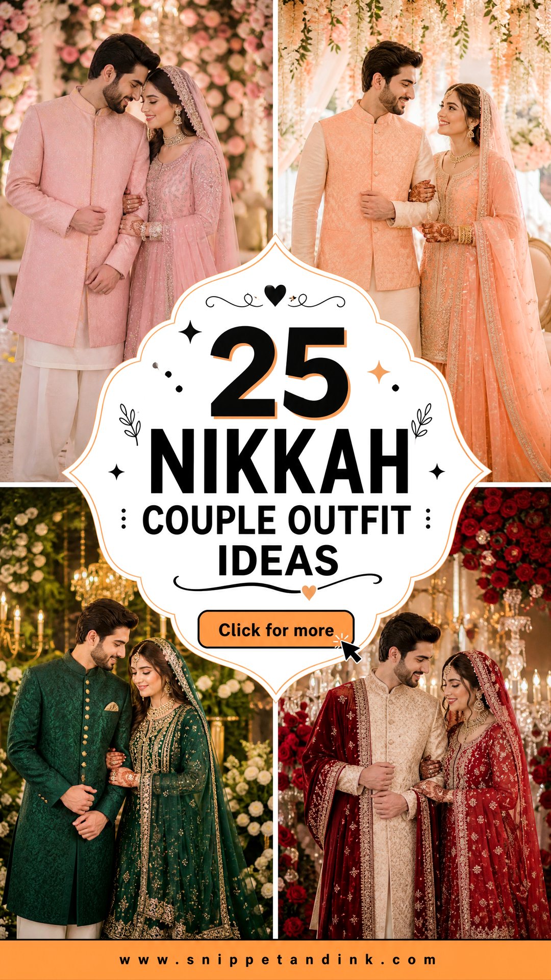 25 Nikkah Couple Outfit Ideas for a Stylish Coordinated Look - 25 Nikkah Couple Outfit Ideas for a Stylish Coordinated Look