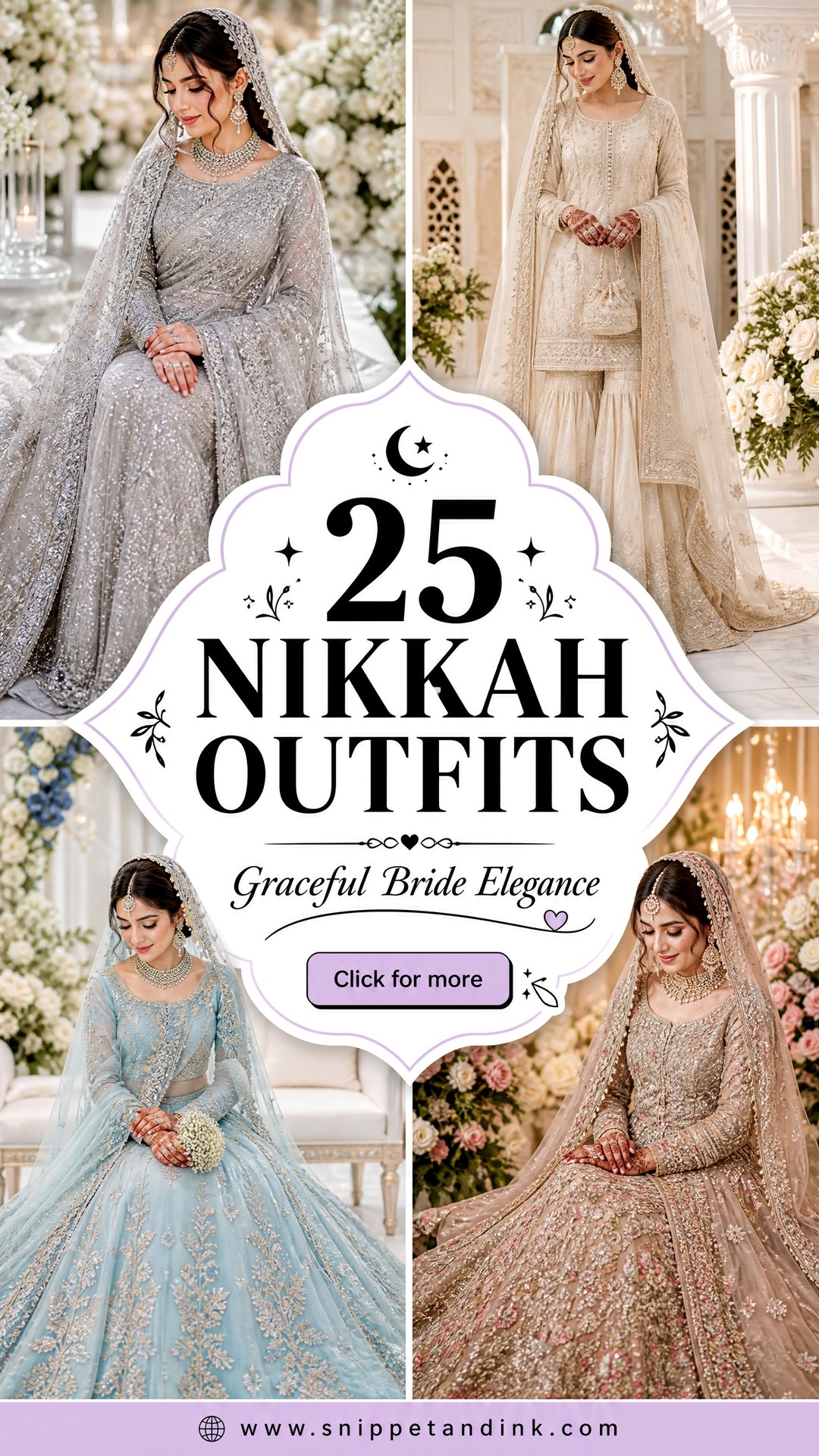 25 Nikkah Outfits for Bride Looks With Graceful Elegance - 25 Nikkah Outfits for Bride Looks With Graceful Elegance