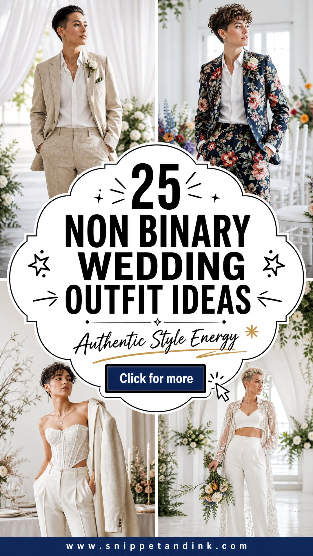 25 Non Binary Wedding Outfit Ideas for Authentic Style - 25 Non Binary Wedding Outfit Ideas for Authentic Style