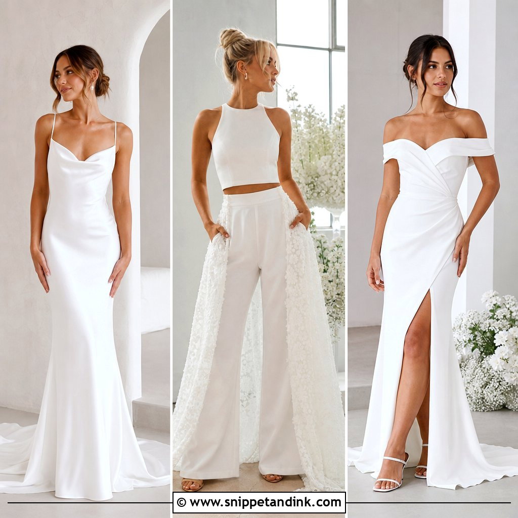 25 Nordic Wedding Dress Ideas for Effortlessly Chic Brides