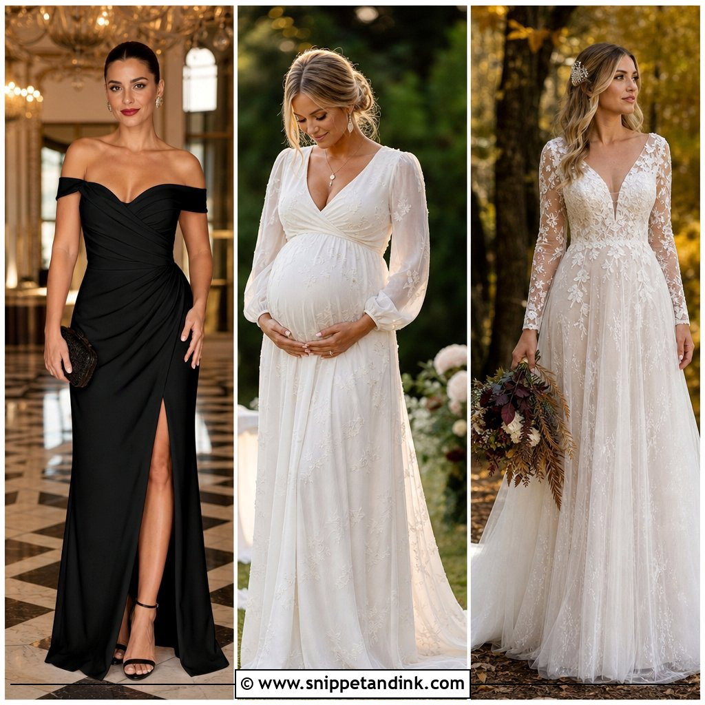 25 November Wedding Dress Ideas for Cozy Autumn Brides