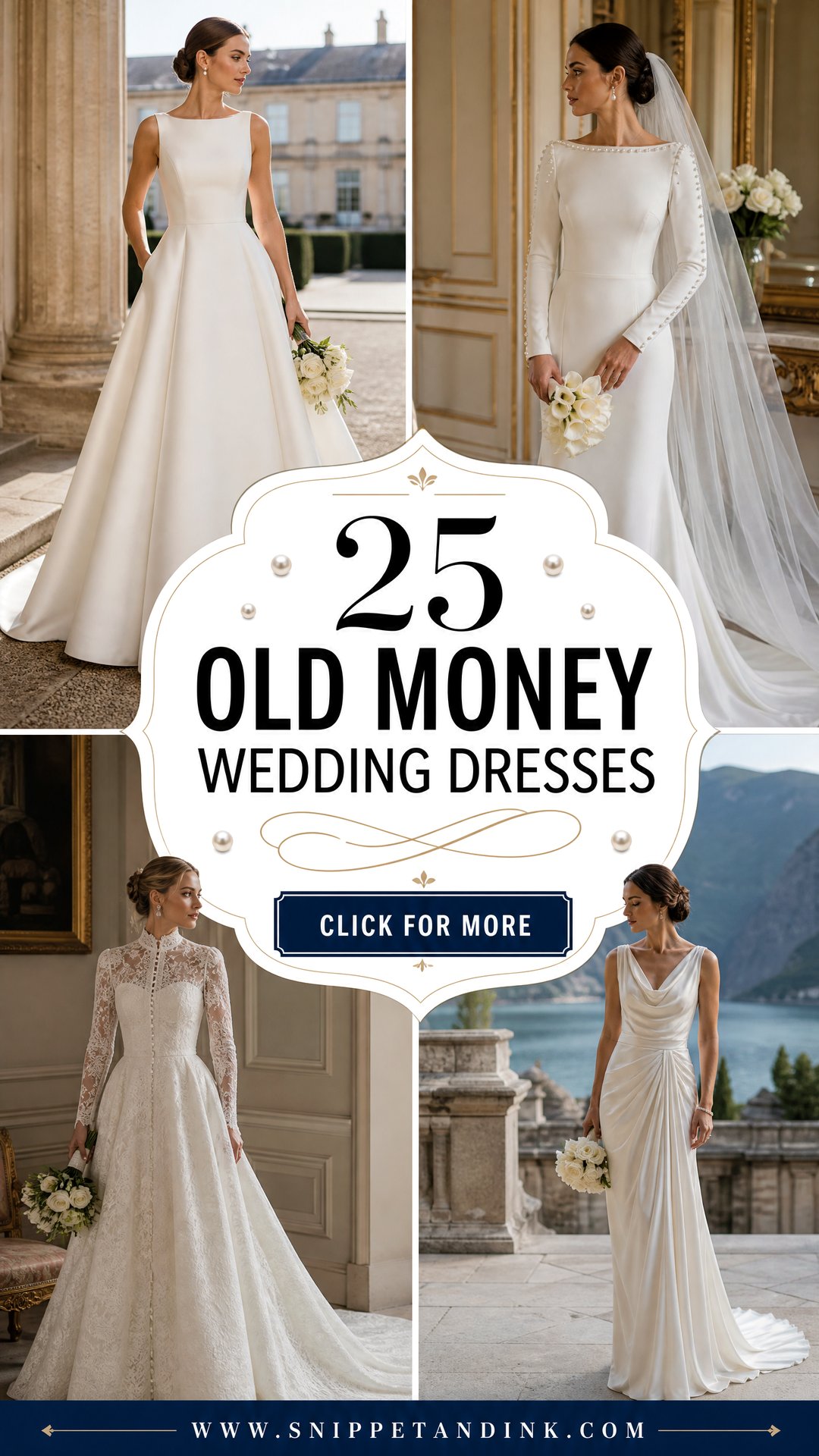 25 Old Money Wedding Dresses for a Timeless Luxe Bridal Look - 25 Old Money Wedding Dresses for a Timeless, Luxe Bridal Look