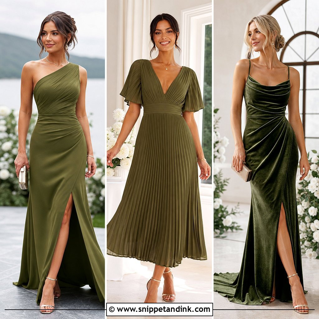25 Olive Dress Wedding Ideas for Chic, Nature-Inspired Brides