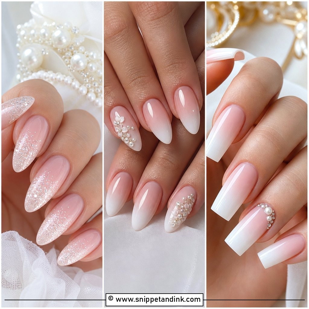 25 Ombre Wedding Nails for a Dreamy Bridal Manicure Look