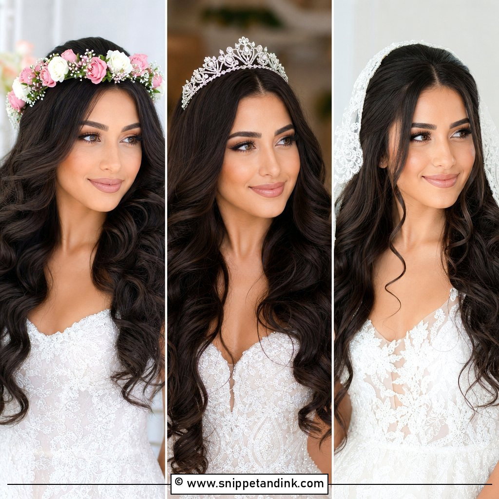 25 Open Curls Hairstyles for Wedding Glam Brides