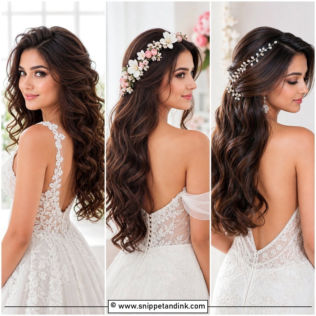 25 Open Hairstyles for Bride to Look Effortlessly Elegant