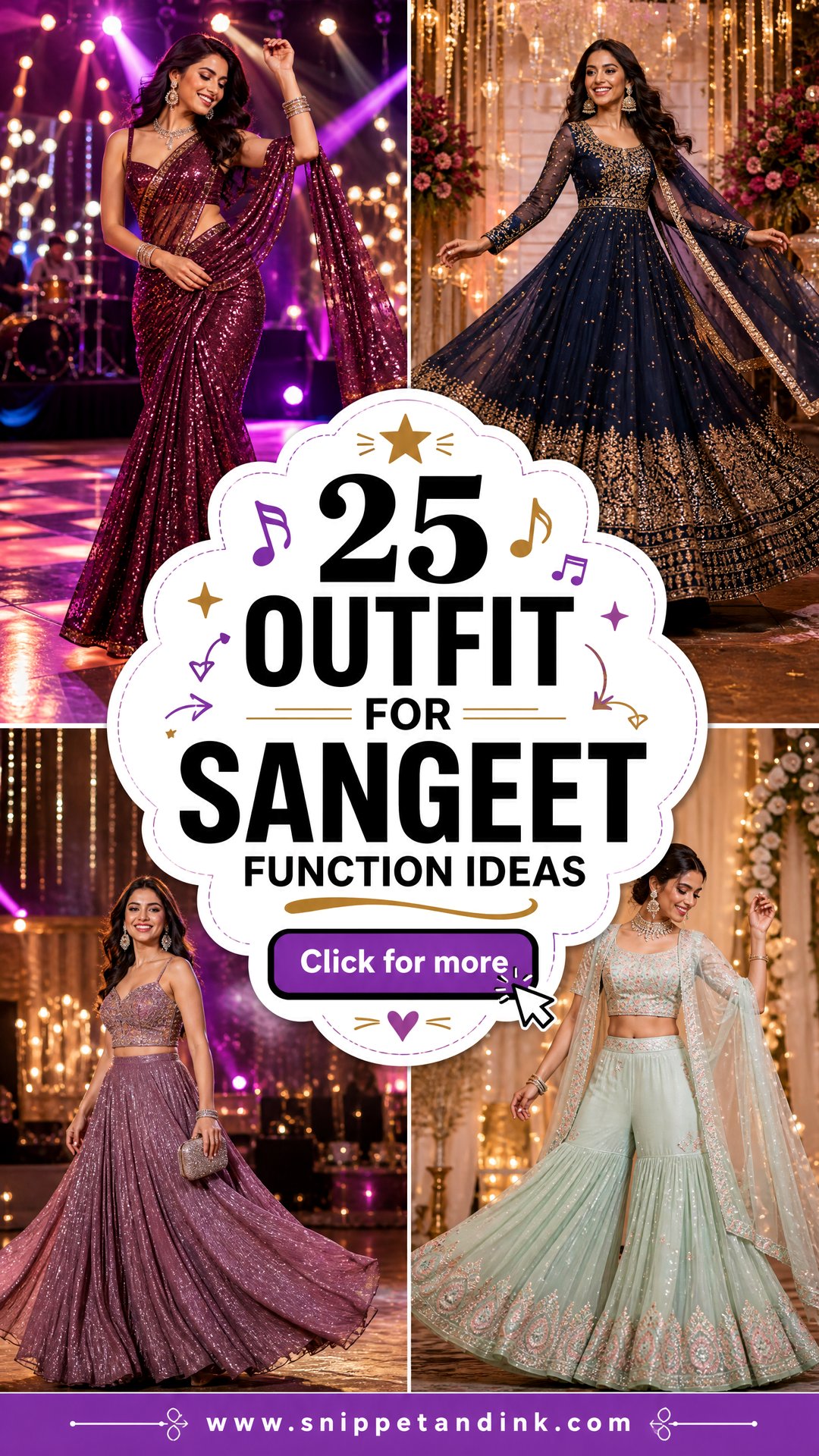 25 Outfit for Sangeet Function Ideas for a Glamorous Night - 25 Outfit for Sangeet Function Ideas for a Glamorous Night
