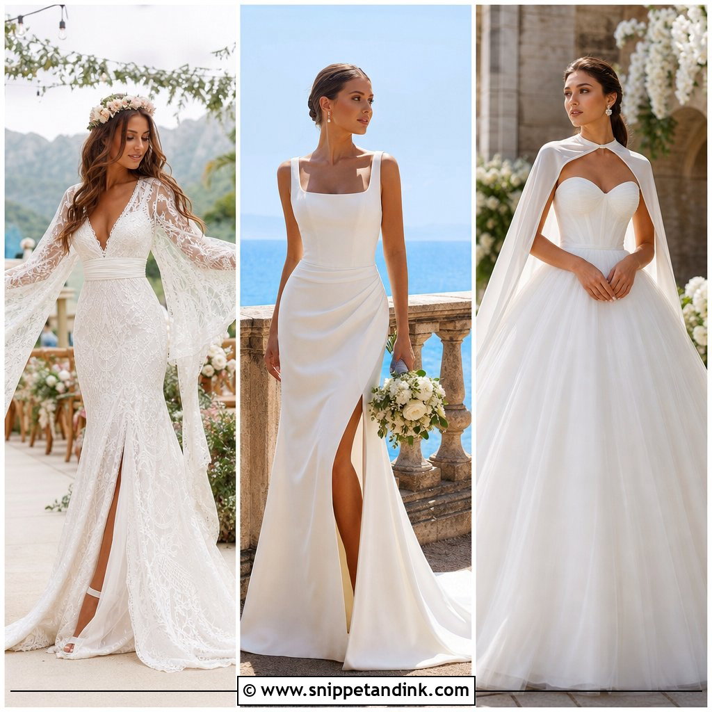 25 Outside Wedding Dress Ideas for a Beautiful Outdoor Ceremony