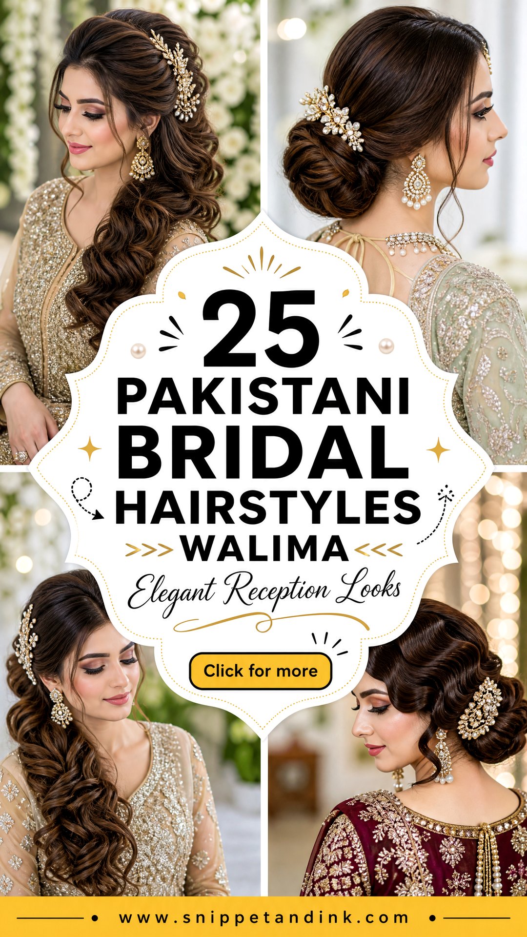 25 Pakistani Bridal Hairstyles Walima Elegant Reception Looks - 25 Pakistani Bridal Hairstyles Walima: Elegant Reception Looks