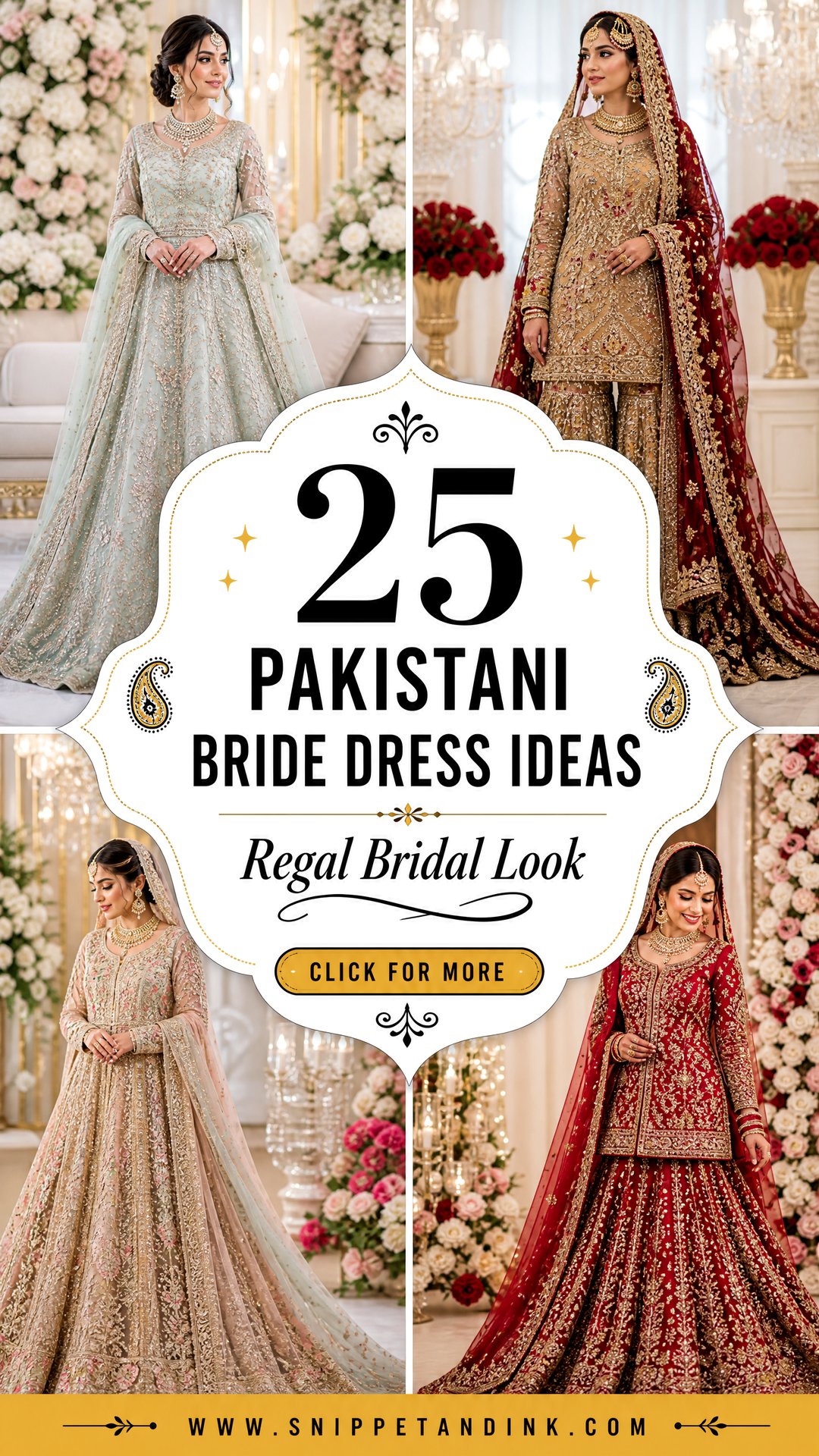 25 Pakistani Bride Dress Ideas for a Regal Wedding Look - 25 Pakistani Bride Dress Ideas for a Regal Wedding Look