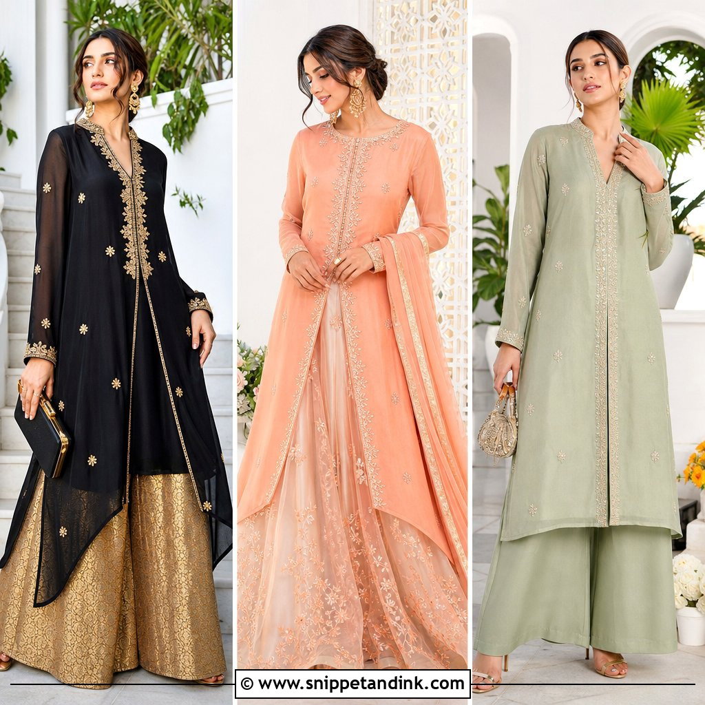 25 Pakistani Long Shirt Wedding Dress Ideas for Elegant Brides