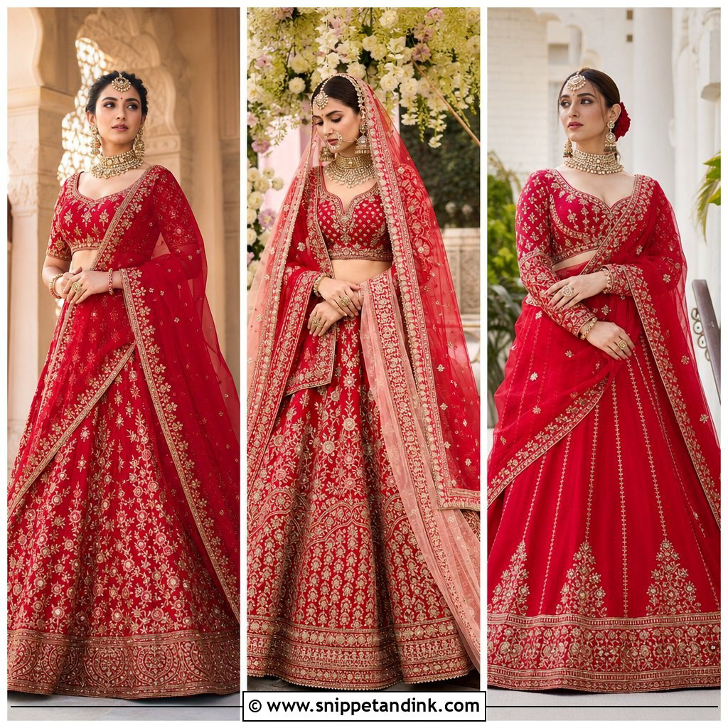 25 Pakistani Red Bridal Dress Ideas for a Timeless Bridal Look
