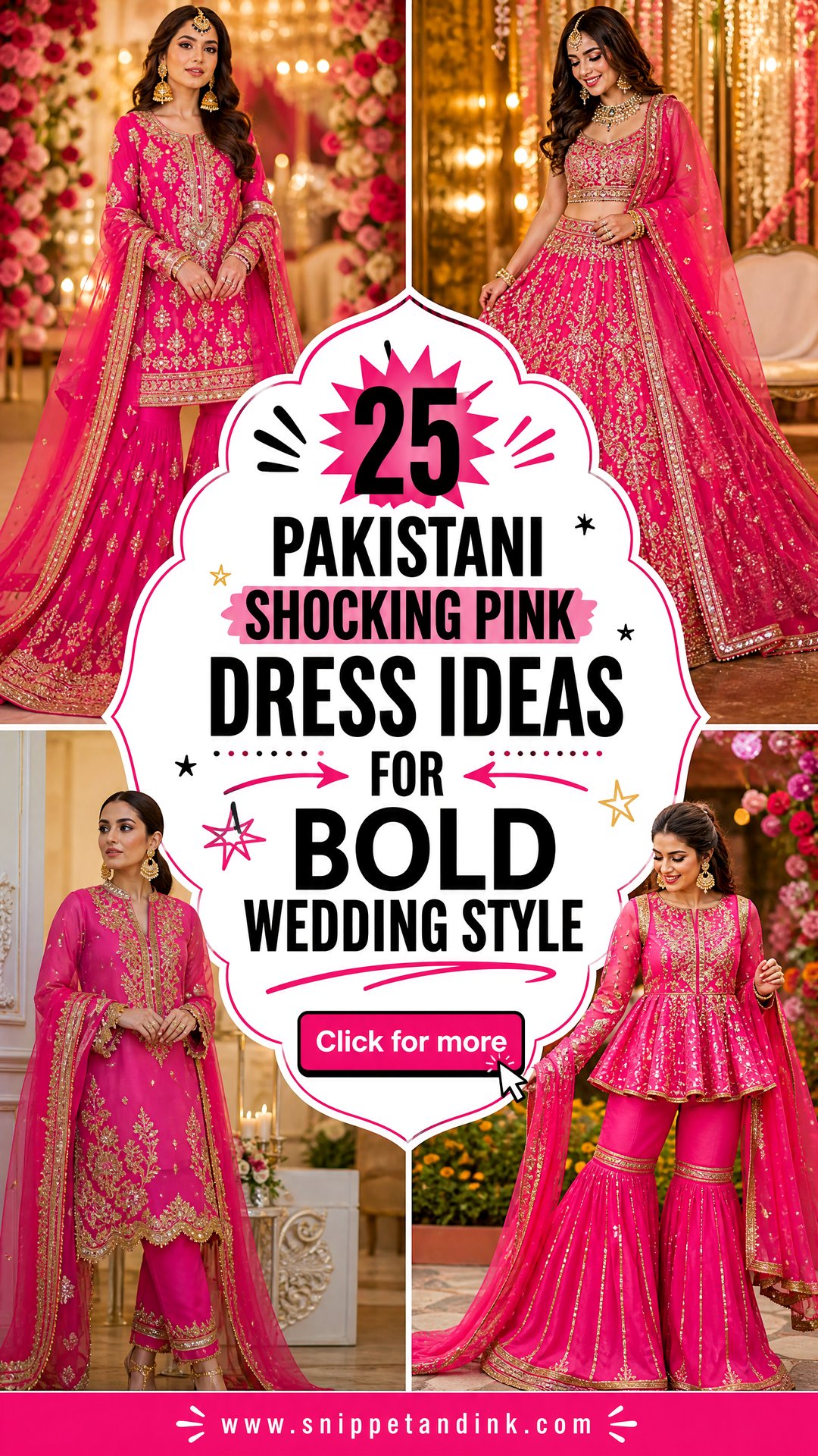 25 Pakistani Shocking Pink Dress Ideas for Bold Wedding Style - 25 Pakistani Shocking Pink Dress Ideas for Bold Wedding Style