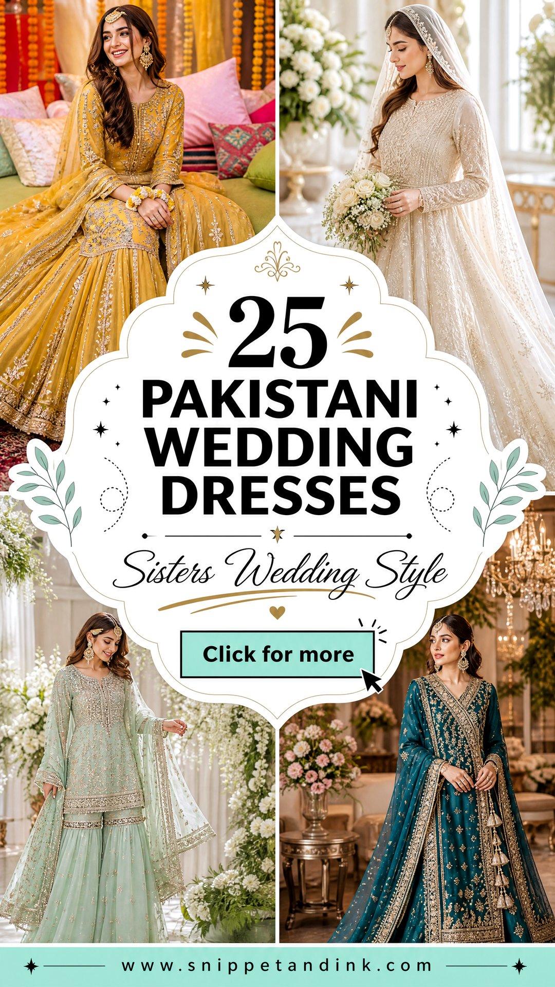 25 Pakistani Wedding Dresses Sisters Will Love This Season - 25 Pakistani Wedding Dresses Sisters Will Love This Season