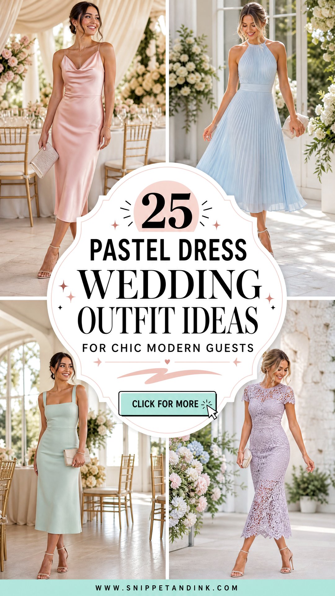 25 Pastel Dress Wedding Outfit Ideas for Chic Modern Guests - 25 Pastel Dress Wedding Outfit Ideas for Chic Modern Guests