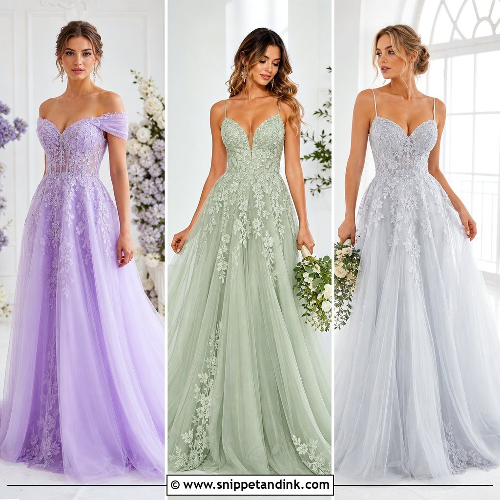 25 Pastel Wedding Dress Ideas for a Dreamy Spring Bride