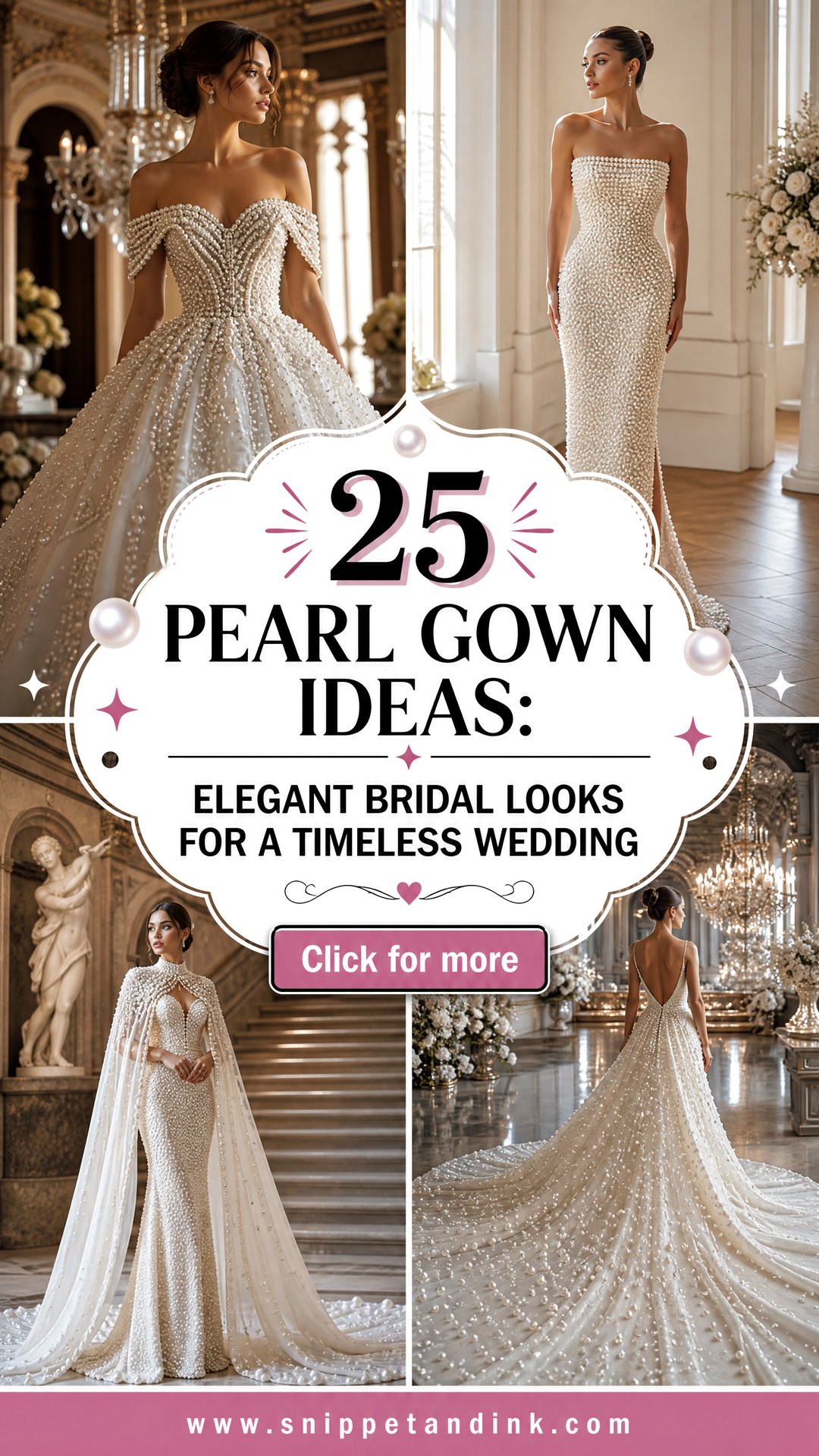 25 Pearl Gown Ideas Elegant Bridal Looks for a Timeless Wedding - 25 Pearl Gown Ideas: Elegant Bridal Looks for a Timeless Wedding