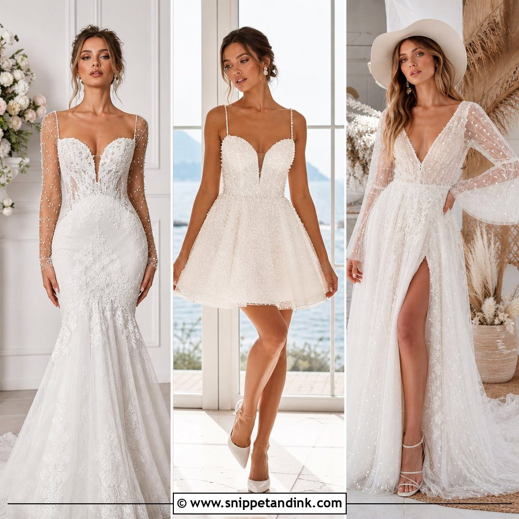 25 Pearls Wedding Dresses: Timeless Bridal Styles That Glow