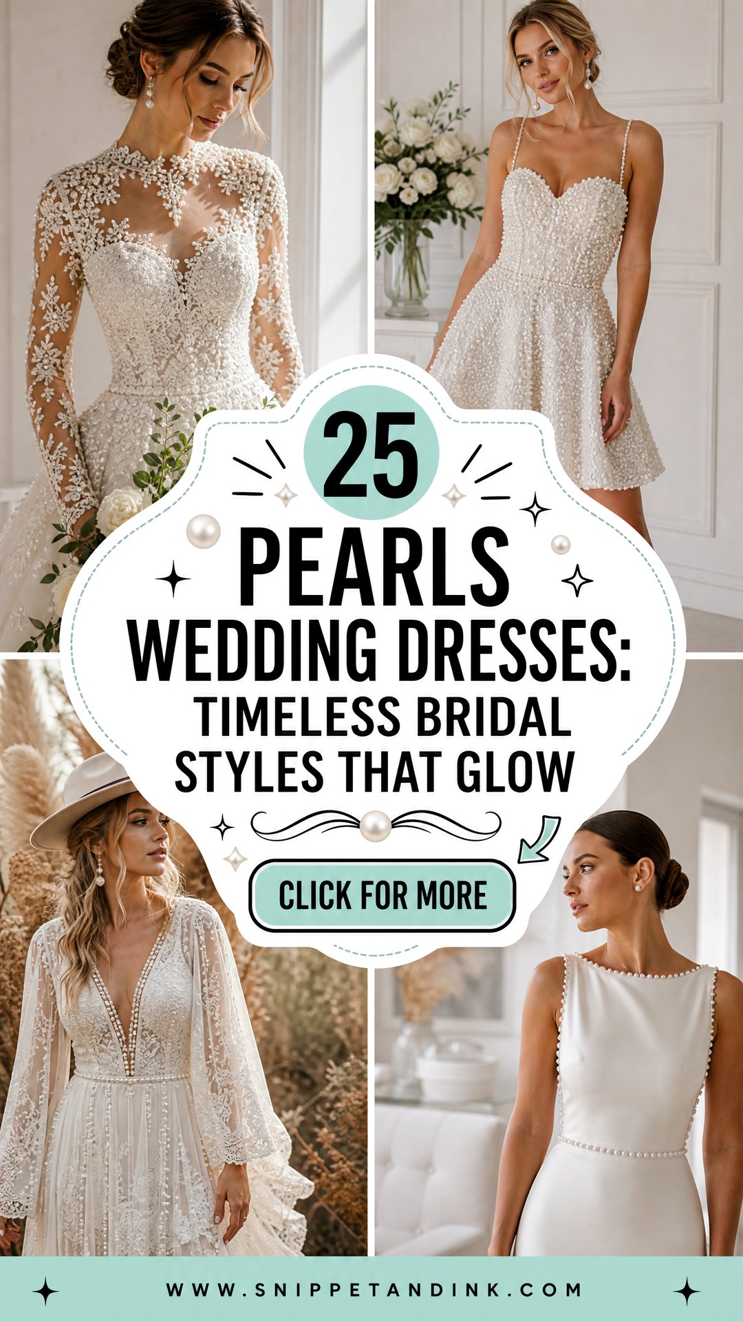 25 Pearls Wedding Dresses Timeless Bridal Styles That Glow - 25 Pearls Wedding Dresses: Timeless Bridal Styles That Glow