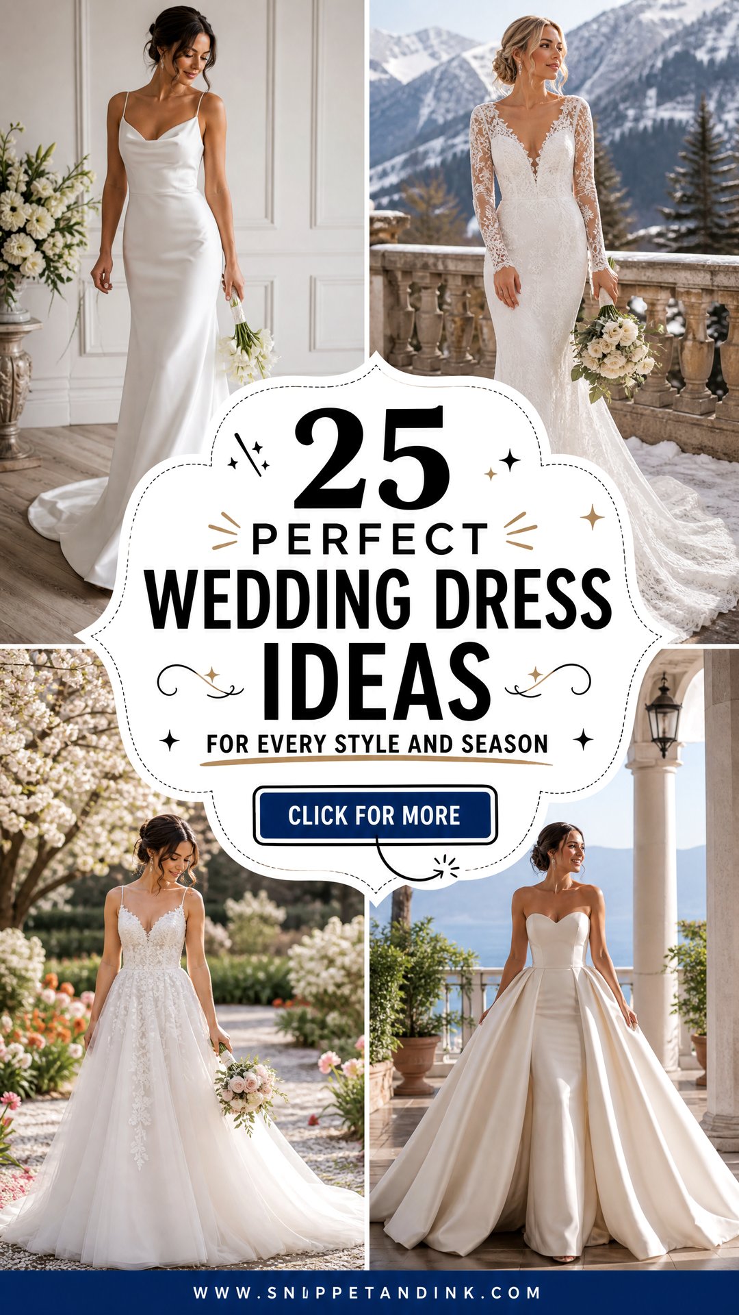 25 Perfect Wedding Dress Ideas for Every Style and Season - 25 Perfect Wedding Dress Ideas for Every Style and Season