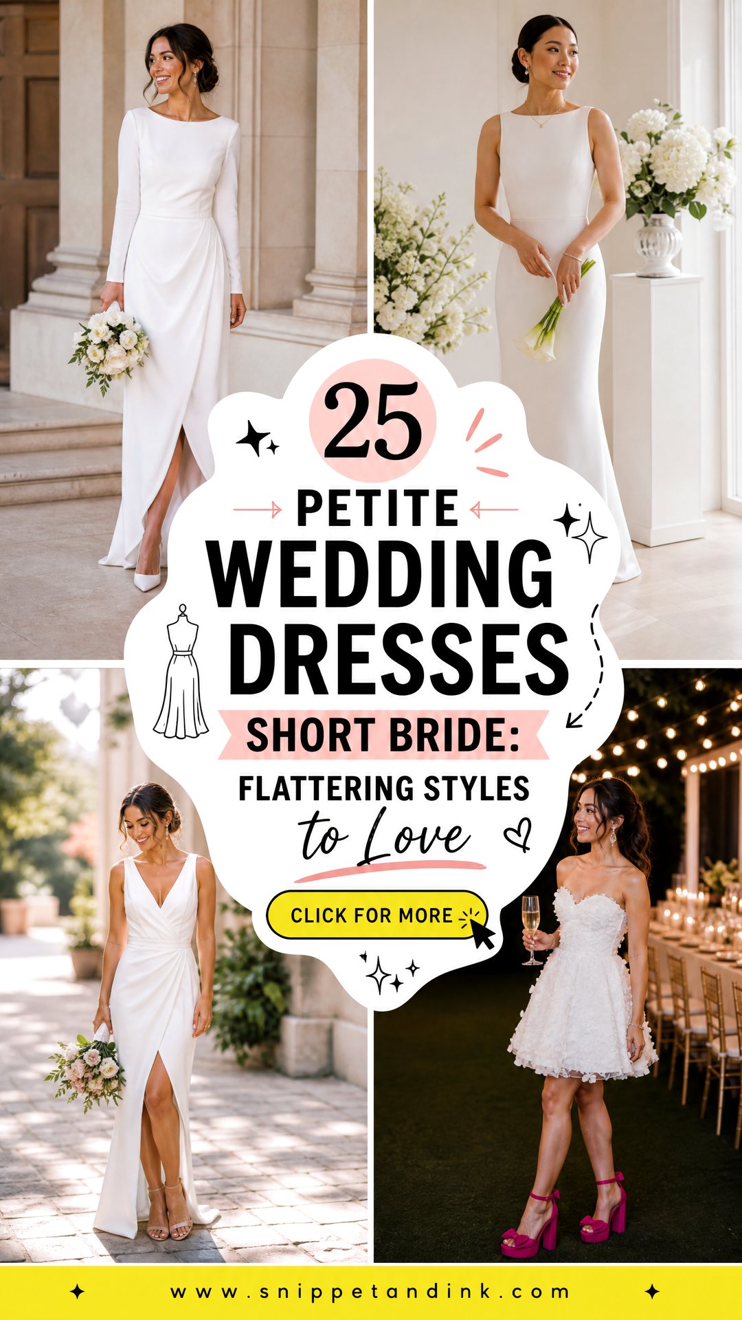 25 Petite Wedding Dresses Short Bride Flattering Styles to Love - 25 Petite Wedding Dresses Short Bride: Flattering Styles to Love